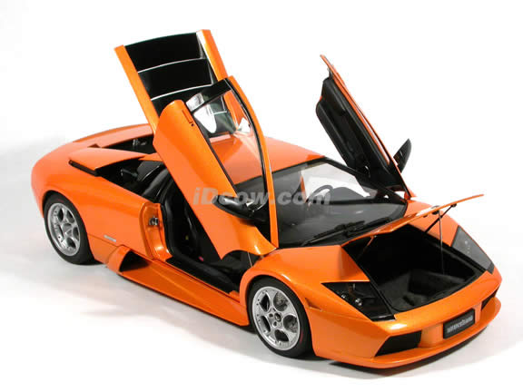 2002 Lamborghini Murcielago diecast model car 1:12 scale die cast by AUTOart - Orange