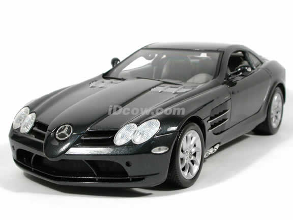 2005 Mercedes Benz McLaren SLR diecast model car 1:12 scale die cast by Motor Max - Metallic Black