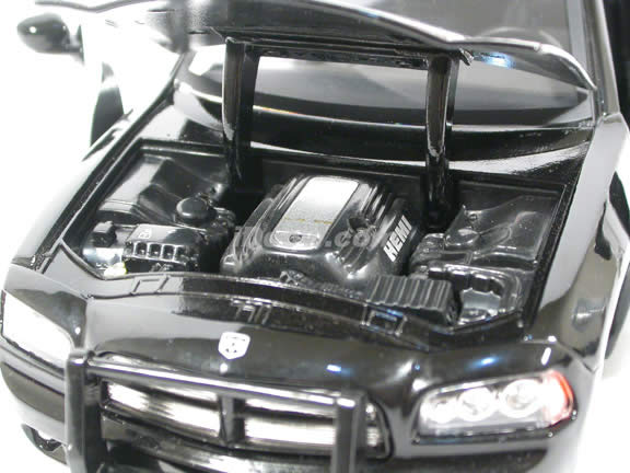 2006 Dodge Charger R/T Police diecast model car 1:24 scale die cast by Jada Toys - 91984