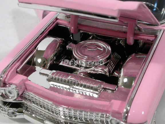 1959 Cadillac Coupe De Ville diecast model car 1:24 scale die cast by Jada Toys - Pink 50660