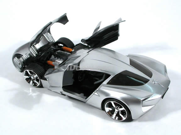 2009 Corvette Stingray Concept diecast model car 1:24 scale die cast by Jada Toys - Silver