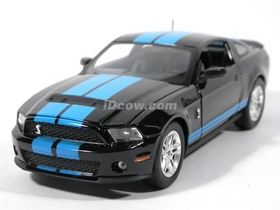 2010 Ford Shelby GT500 Mustang diecast model car 1:24 scale die cast by Shelby Collectibles - Black