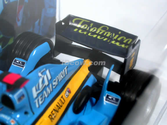 2005 Renault Formula One F1 R25 #5 Fernando Alonso diecast model car 1:24 scale die cast by Hot Wheels - J7521