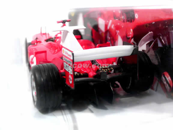 2005 Ferrari Formula One F1 #1 Michael Schumacher diecast model race car 1:24 die cast by Hot Wheels - J7520