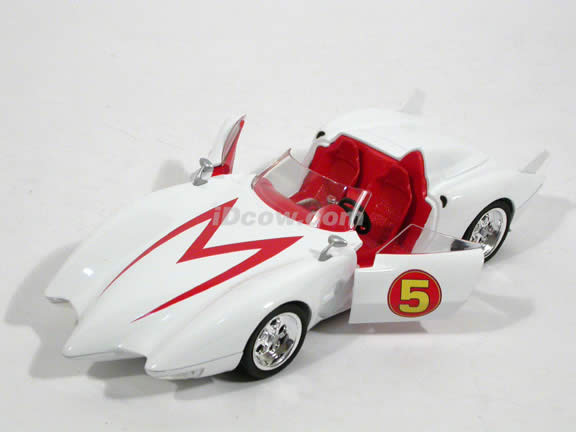 2008 Speed Racer Mach 5 diecast model car 1:24 scale die cast by Hot Wheels - Movie Version M5978