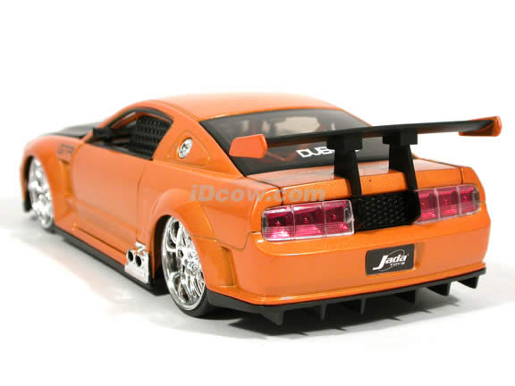 2005 Ford Mustang GT-R Concept diecast model car 1:24 scale die cast by Jada Toys - Metallic Orange