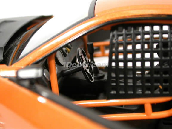 2005 Ford Mustang GT-R Concept diecast model car 1:24 scale die cast by Jada Toys - Metallic Orange