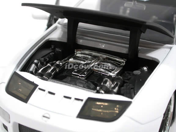 1990 Nissan 300ZX diecast model car 1:24 scale die cast by Jada Toys Option D - White 90619