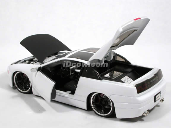 1990 Nissan 300ZX diecast model car 1:24 scale die cast by Jada Toys Option D - White 90619