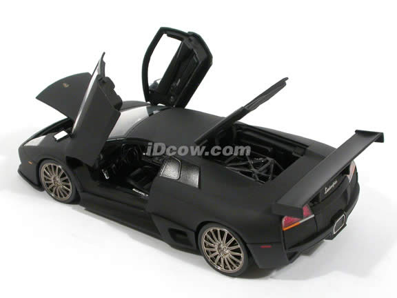 2008 Lamborghini Murcielago LP640 diecast model car 1:24 scale die cast by Jada Toys - Flat Black 92081