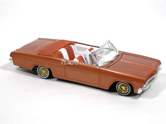 1965 Chevy Impala SS Convertible diecast model car 1:25 scale by Revell - Lowrider Copper 4970