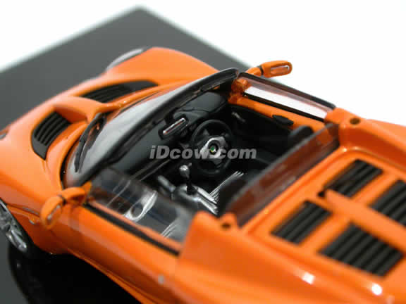 2004 Lotus Elise 111R diecast model car 1:43 scale die cast from AUTOart - Chrome Orange 55331