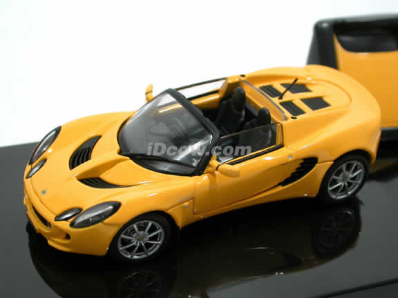 2004 Lotus Elise 111S diecast model car 1:43 scale die cast from AUTOart - Saffron Yellow 55341