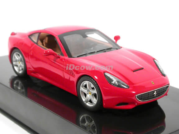 2009 Ferrari California diecast model car 1:43 scale die cast by Hot Wheels - Red N5592