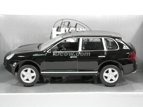 2002 Porsche Cayene Turbo diecast model car 1:43 scale die cast by High Speed - Black