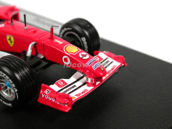2004 Ferrari Formula One F1 Michael Schumacher diecast model car 1:43 scale die cast by Hot Wheels