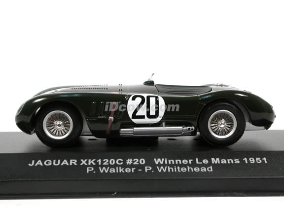 1951 Jaguar XK120C #20 Le Mans Winner diecast model car 1:43 scale die cast by ixo