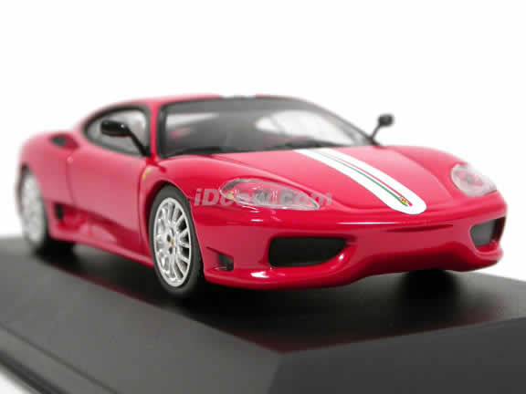 2003 Ferrari 360 Challenge Stradale diecast model car 1:43 scale die cast by ixo - Red FER011