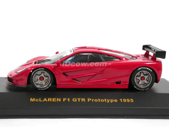 1995 McLaren F1 GTR Prototype diecast model car 1:43 scale die cast by ixo - Red MOC075