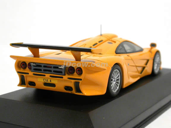 1996 McLaren F1 GTR diecast model car 1:43 scale die cast by ixo - Yellow MOC086