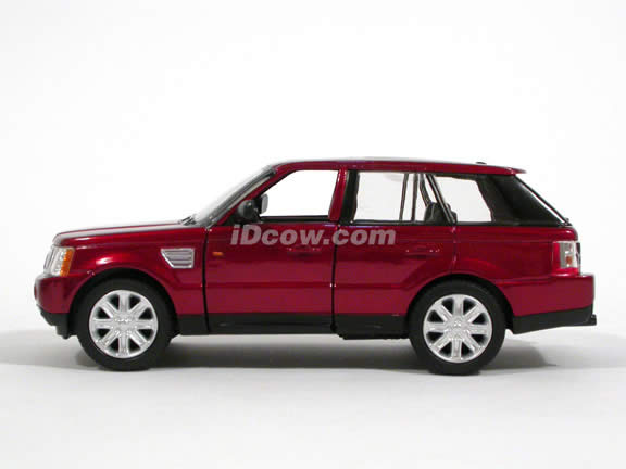 2006 Land Rover Range Rover Sport diecast model Car 1:32 scale die cast by Kinsmart - Metallic Red