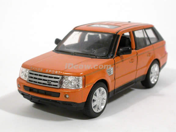 2006 Land Rover Range Rover Sport diecast model Car 1:32 scale die cast by Kinsmart - Orange