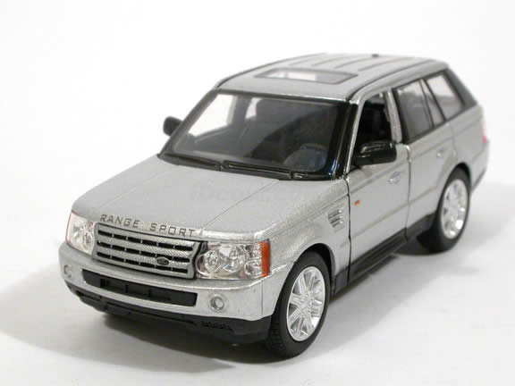 2006 Land Rover Range Rover Sport diecast model Car 1:32 scale die cast by Kinsmart - Silver