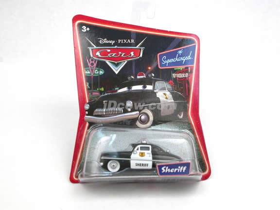 2006 Disney Pixar Cars Sheriff diecast model car 1:64 scale diecast by Mattel
