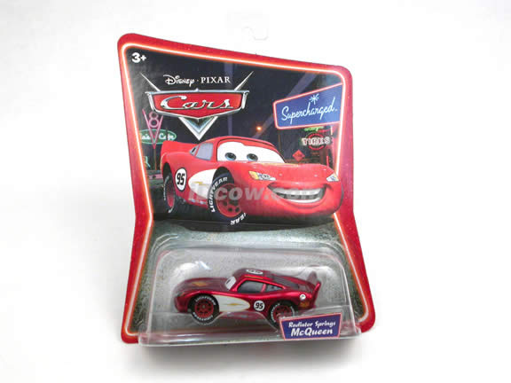 2006 Disney Pixar Cars McQueen diecast model car 1:64 scale diecast by Mattel - Radiator Springs