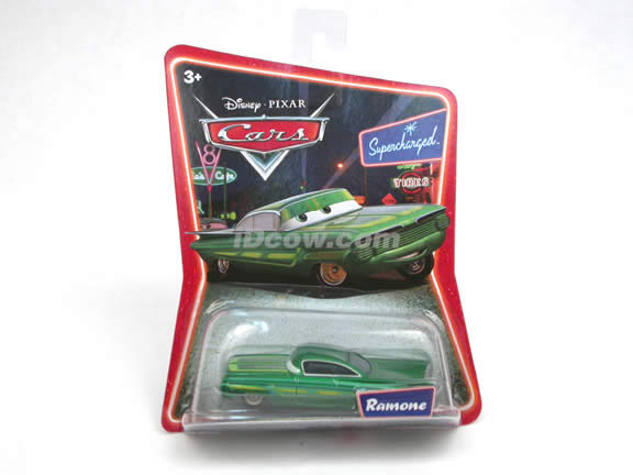 2006 Disney Pixar Cars Ramone diecast model car 1:64 scale diecast by Mattel - Green