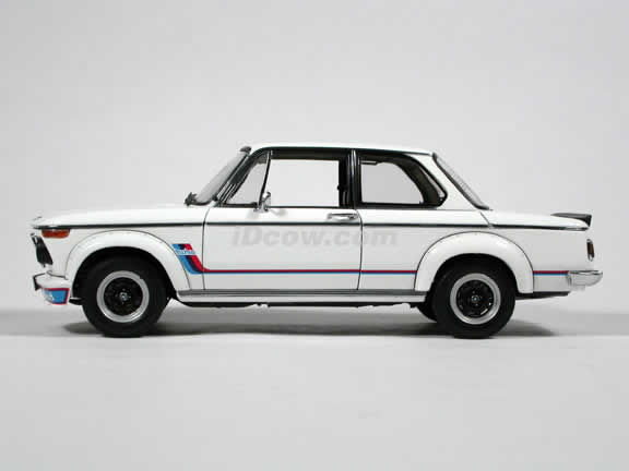 1971 BMW 2002 Turbo diecast model car 1:18 scale by AUTOart - White