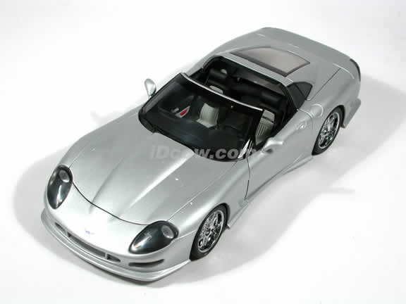 1998 Callaway Corvette C12 diecast model car 1:18 scale by AUTOart - Silver