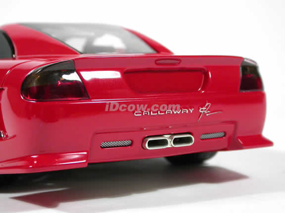 1998 Callaway Corvette C12 diecast model car 1:18 scale by AUTOart - Red