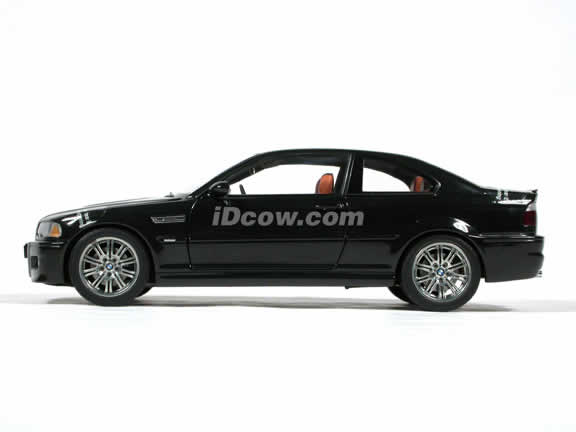 2002 BMW M3 diecast model car 1:18 scale by AUTOart - Black