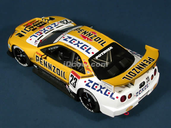 2001 Nissan Skyline GTR R34 JGTC #23 Pennzoil Nismo diecast model car 1:18 scale die cast by AUTOart