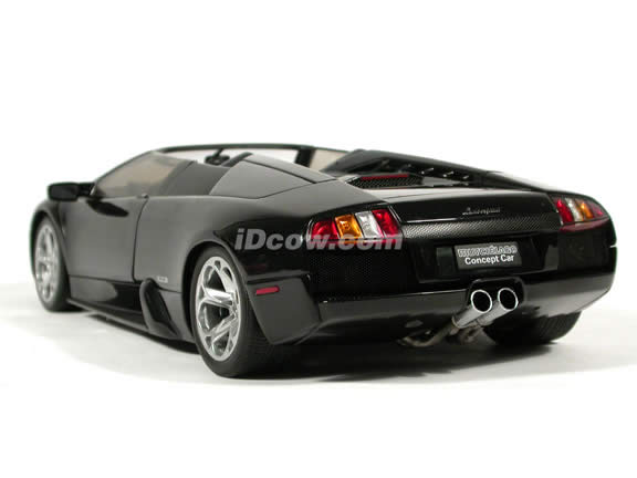 Lamborghini Murcielago Barchetta Concept diecast model car 1:18 scale die cast by AUTOart - Black