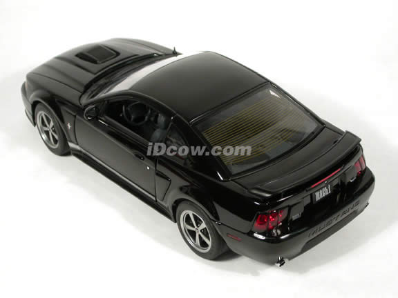 2003 Ford Mustang Mach 1 diecast model car 1:18 scale die cast by AUTOart - Black