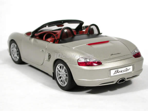 2004 Porsche Boxster diecast model car 1:18 scale die cast by AUTOart - Silver