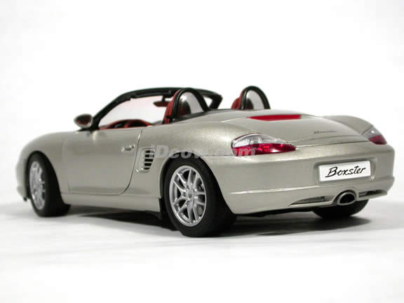2004 Porsche Boxster diecast model car 1:18 scale die cast by AUTOart - Silver