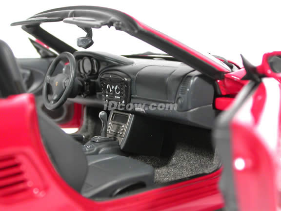 2004 Porsche Boxster diecast model car 1:18 scale die cast by AUTOart - Red