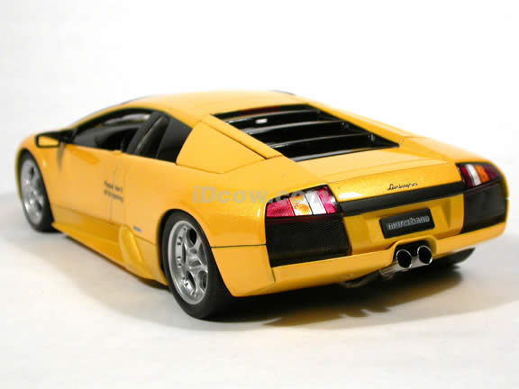 2002 Lamborghini Murcielago diecast model car 1:18 scale die cast by AUTOart - Yellow