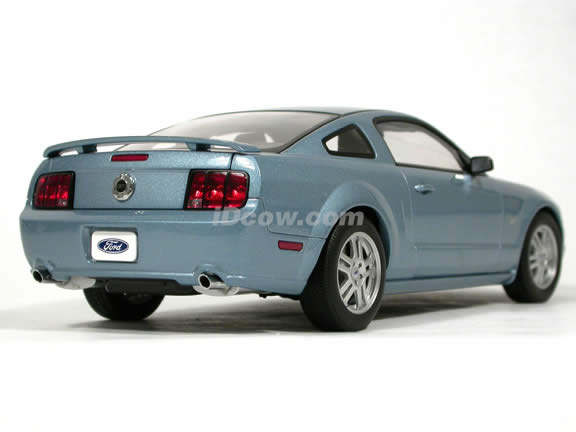 2005 Ford Mustang GT diecast model car 1:18 scale die cast by AUTOart - Windveil Blue 1 of 6000
