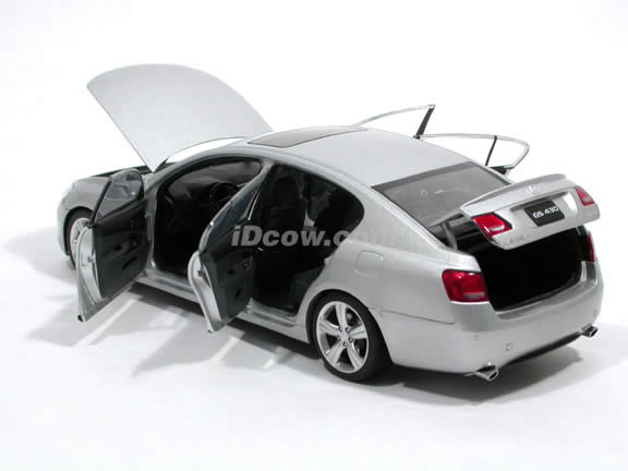 2006 Lexus GS430 diecast model car 1:18 scale die cast by AUTOart - Silver 78801