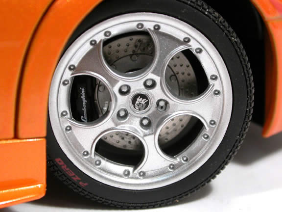 2002 Lamborghini Murcielago diecast model car 1:18 scale by AUTOart - Metallic Orange 74512