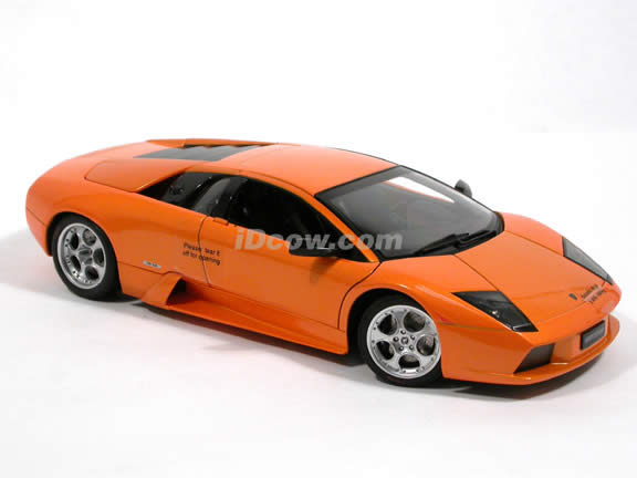 2002 Lamborghini Murcielago diecast model car 1:18 scale by AUTOart - Metallic Orange 74512