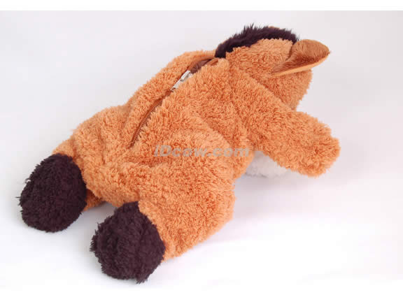 Posh Animal Rolling Backpack with Pony Plush - Green