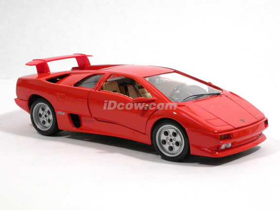 1994 Lamborghini Diablo diecast model car 1:18 scale die cast by Bburago - Orange 12042