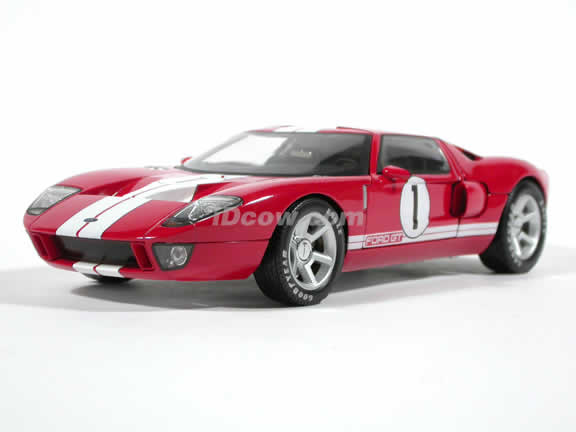 2004 Ford GT Concept diecast model car 1:18 die cast by Beanstalk Group - Red