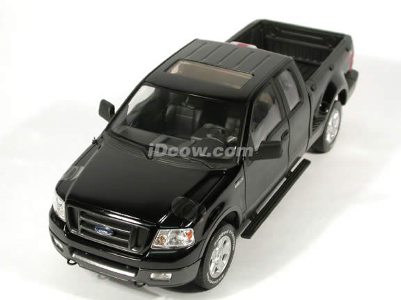 2004 Ford F-150 FX4 Pick Up Truck model diecast truck 1:18 die cast by Beanstalk Group - Black