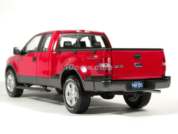 2004 Ford F-150 FX4 Pick Up Truck model diecast truck 1:18 die cast by Beanstalk Group - Red